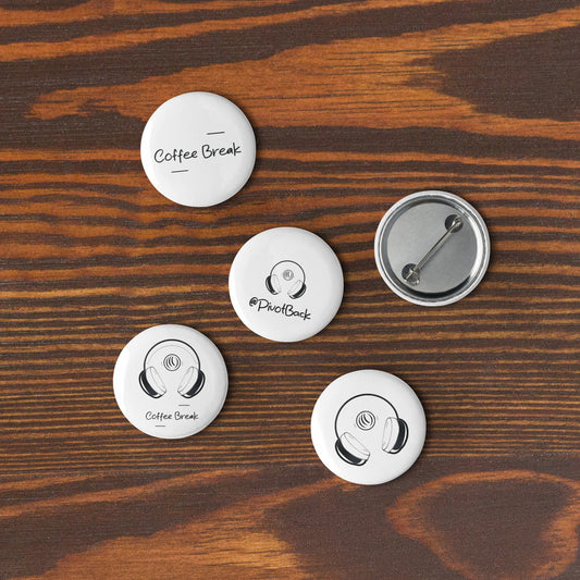 Set of pin buttons